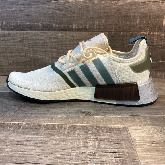 Adidas NMD_R1 Womens ‘Wonder White Olive’ - Picture 3 of 7